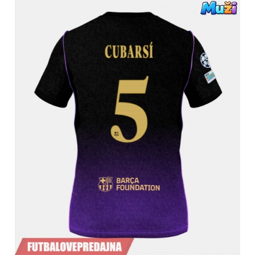 Lacne Muži Futbalové dres Barcelona Pau Cubarsi #5 2026-27 Krátky Rukáv - Preč